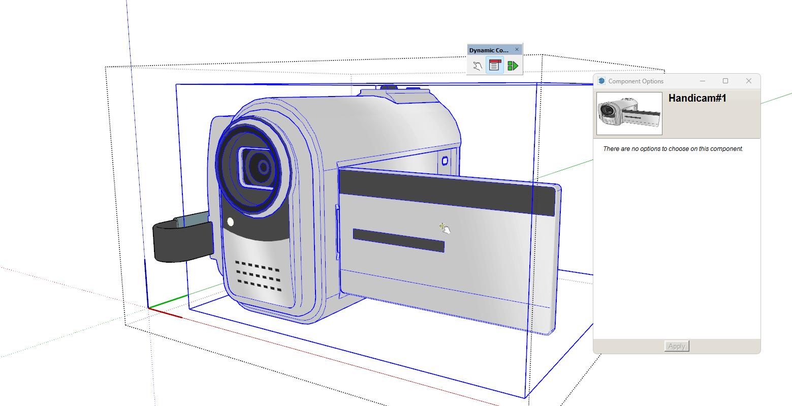 Most of my modelling works will include dynamic components, which means I will provide movable parts on the objects (ex: doors, windows, drawers)
